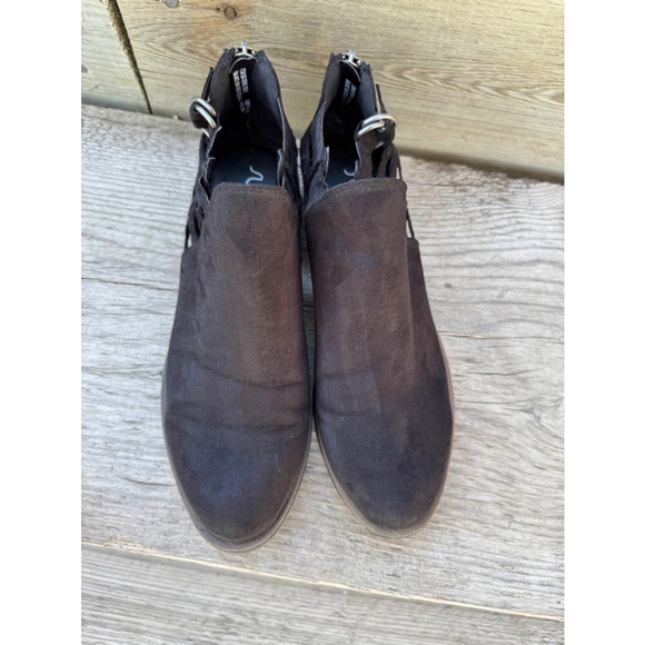 Women's Sugar Black Ankle Boots Size 7.5 - Picture 3 of 13